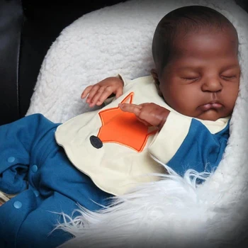 FBBD 20-дюймовая уже окрашенная кукла Reborn Baby Doll Remi Реалистичная спящая детская 3D картина с видимыми венами Прямая доставка