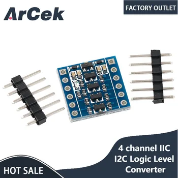 10шт 4-канальный преобразователь логического уровня IIC I2C двунаправленный модуль с напряжением от 5 В до 3,3 В