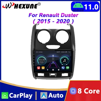 Android 12 Auto 2Din Автомобильный Радионавигатор GPS Мультимедийный Видеоплеер Для Renault Duster 2015-2020 Carplay 2 Din Стерео DVD FM