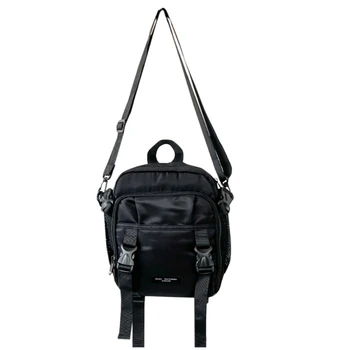 Мужская нейлоновая сумка через плечо для мальчиков, универсальная сумка-тоут с регулируемым ремнем для ежедневного использования в путешествиях, занятиях спортом на свежем воздухе