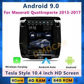 Android 9.0 для Maserati Quattroporte M156 2013-2020 Автомобильный Мультимедийный плеер в стиле Tesla GPS Navi радио стерео головное устройство