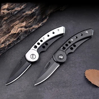 Складной карманный нож, Тактический нож для выживания на открытом воздухе, Фруктовые походные охотничьи ножи EDC, Инструмент для самообороны для рыбалки